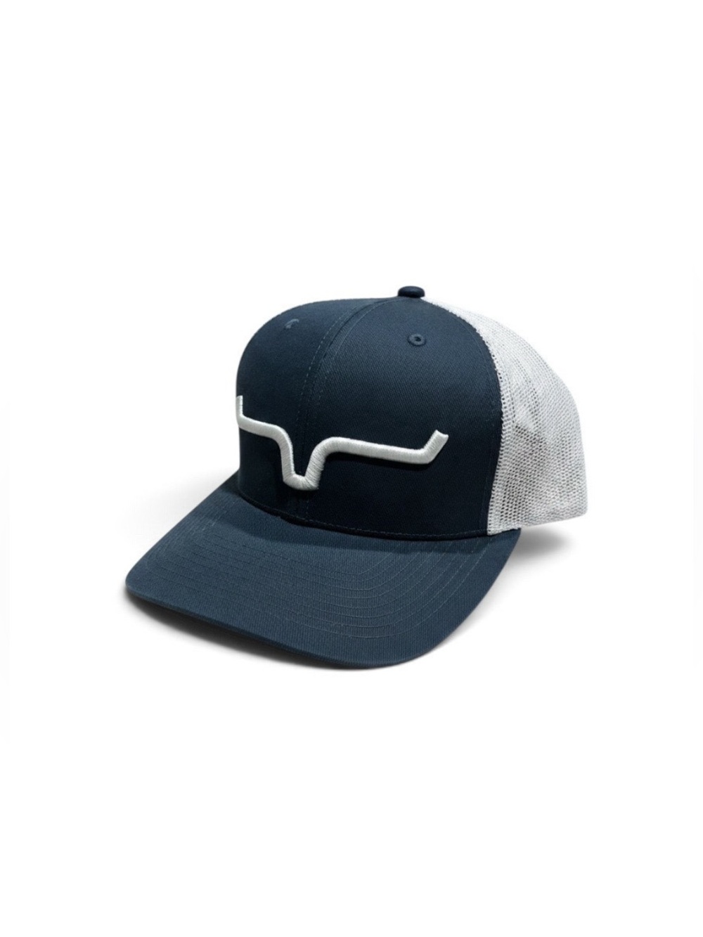 NWOT Kimes Ranch Muted Blue Grey Weekly Trucker Snapback Hat Cap